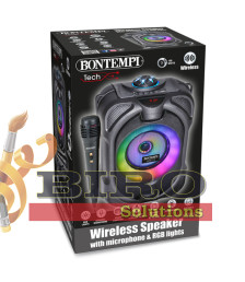 BT Set karaoke cu microfon și lumină, 60496